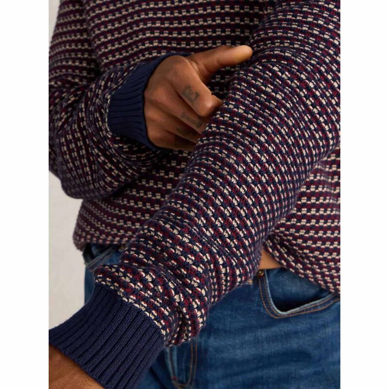 White Stuff Tuck Stitch Crew image number 2